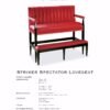 F147-1 GLS50 STRIKER SPECTATOR LOVESEAT