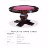263-6-BC-54-W ROULETTE GAME TABLE